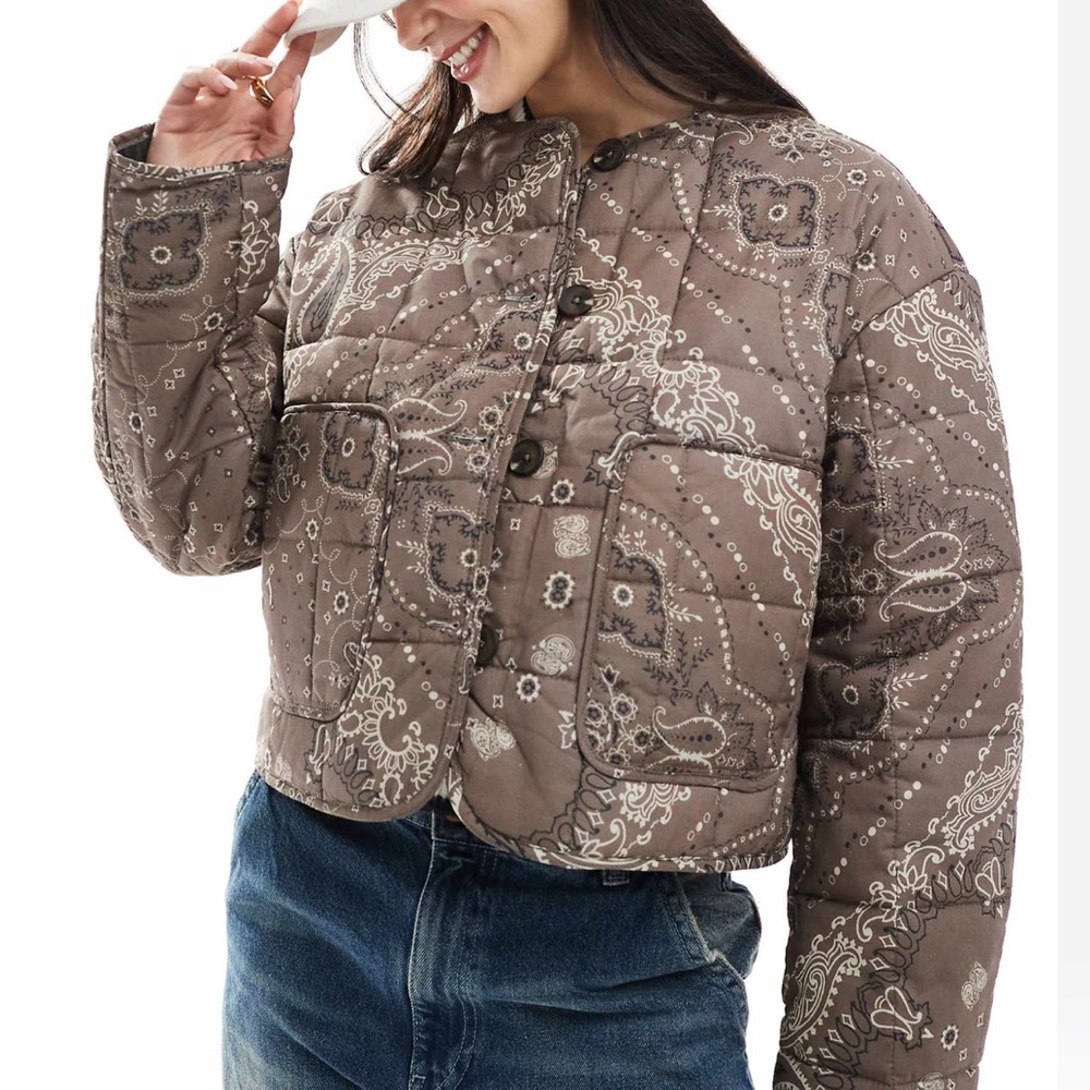 ASOS Brown Paisley Jacket